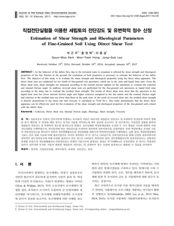 Más sobre Estimación de la Resistencia al Corte y los Parámetros Reológicos del Suelo de Grano Fino Usando